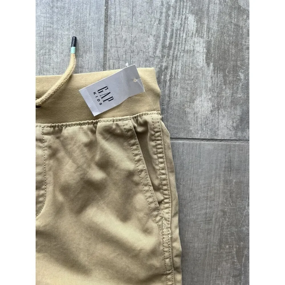GAP Kids Boy Toddler Drawstring Elastic Shorts Easy On Shorts Khaki School S 6/7